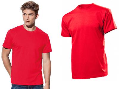 Koszulka czerwona S Comfort Stedman