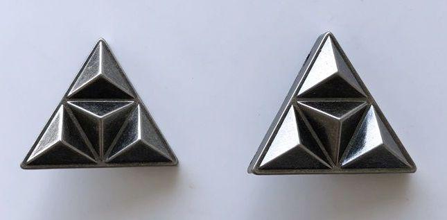Collar tip piramidki due western okucie kocwka konierzyka na pins