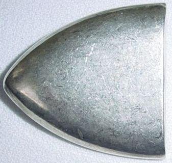 Kocwka metalowa 382 na pasek 38/40mm stare srebro
