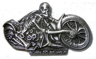 Born To Be Wild przypinka na rubki lub nity